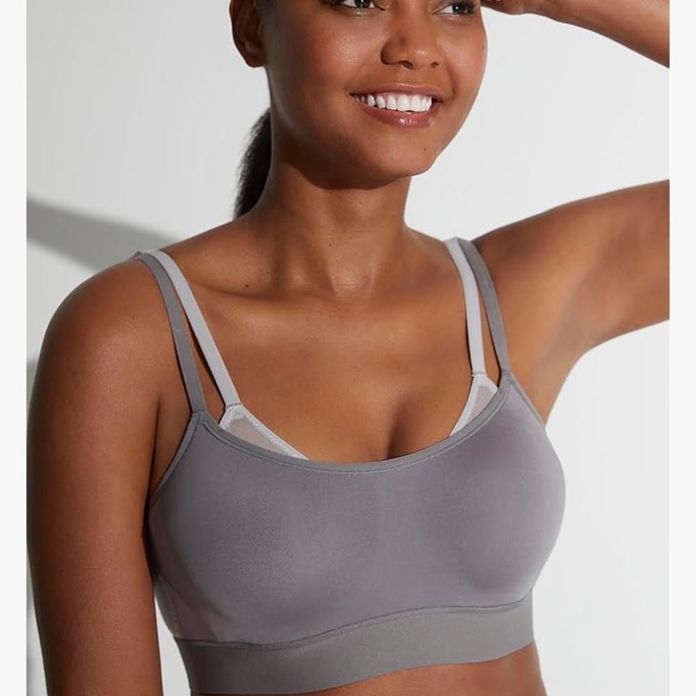 Natori Double Strap Gray Sports Bra